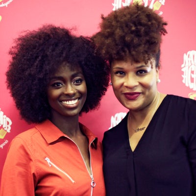 Beautiful Black Women at The Natural Hair Academy in Paris